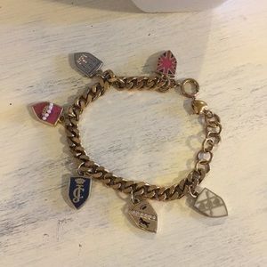 Juicy Couture gold charm bracelet